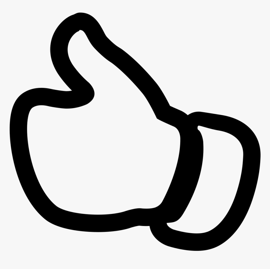 Hand With Thumb Up - Mano Con Dedo Pulgar Hacia Arriba, HD Png Download