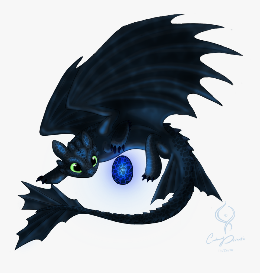 Train Your Dragon Night Fury Egg, HD Png Download