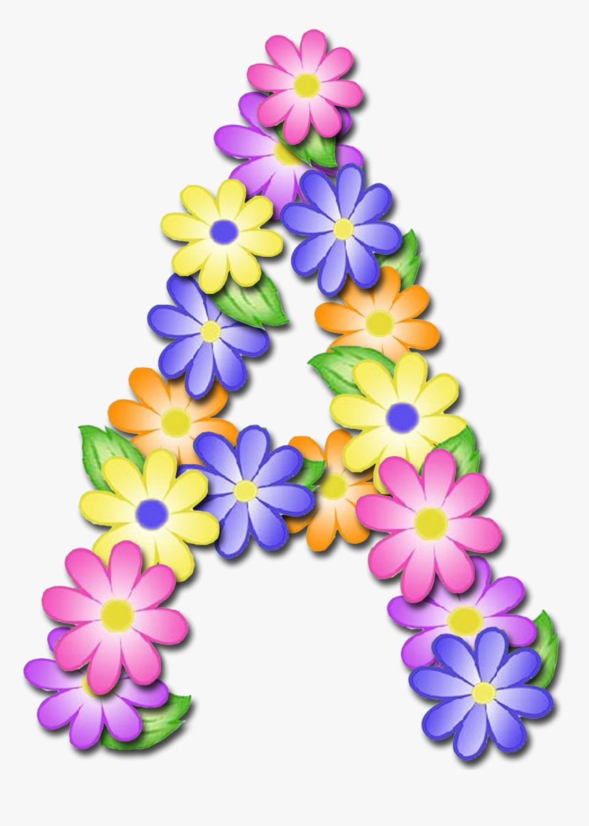 Flower Letter A Png, Transparent Png