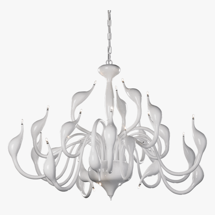 Swan 24 Light Pendant - Chandelier, HD Png Download