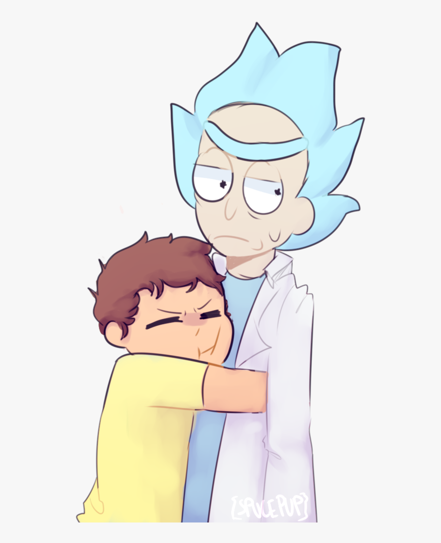 Rick And Morty Hug, HD Png Download