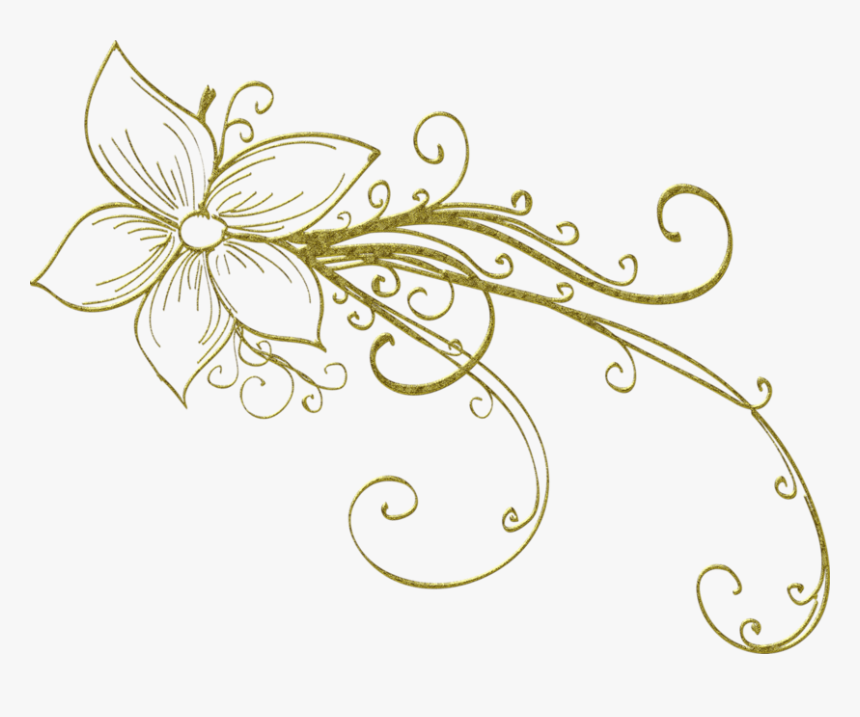 Ornement - Flower Doodle Transparent Background, HD Png Download