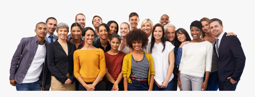 Diverse Group Of Smiling People Posing For A Photo - Cambridge School Doha Teachers, HD Png Download