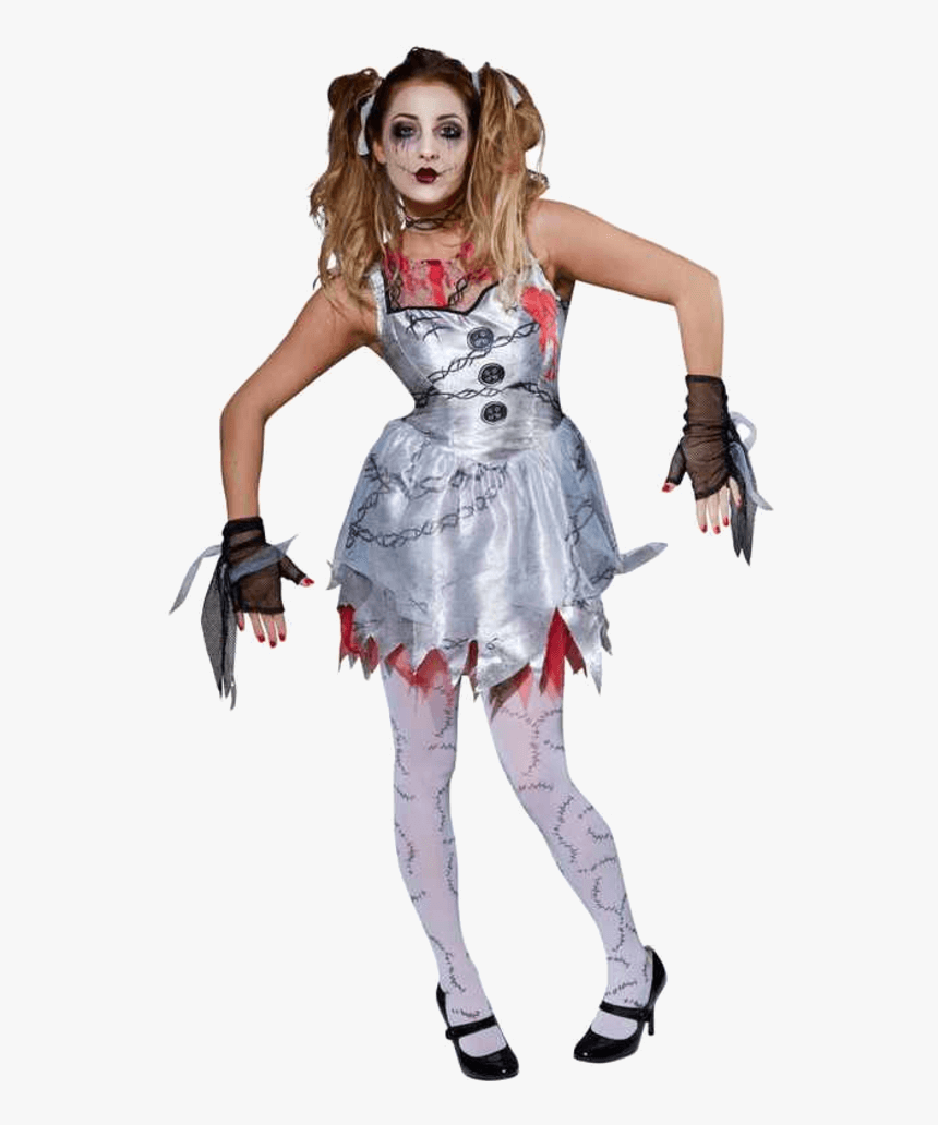 Zombie Doll Halloween Costume, HD Png Download