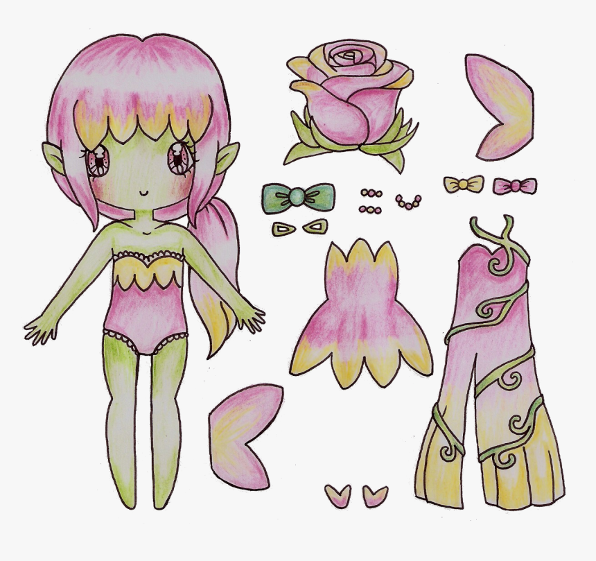 Anime Girl Christmas Png, Transparent Png