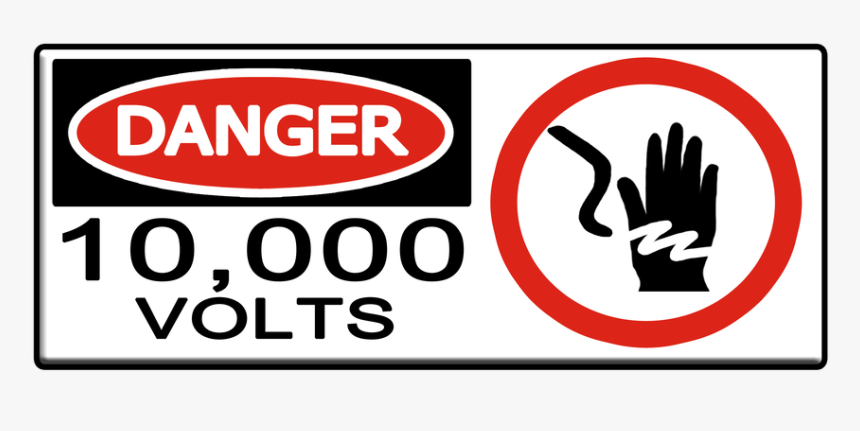Jurassic Park Electric Fence Sign, HD Png Download