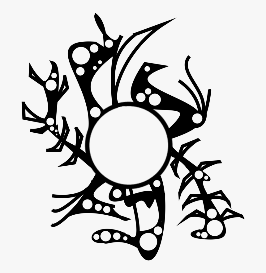 Abstract Drawing Body - Circle, HD Png Download