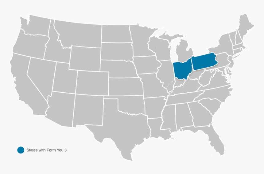 Us States Representative Numbers, HD Png Download