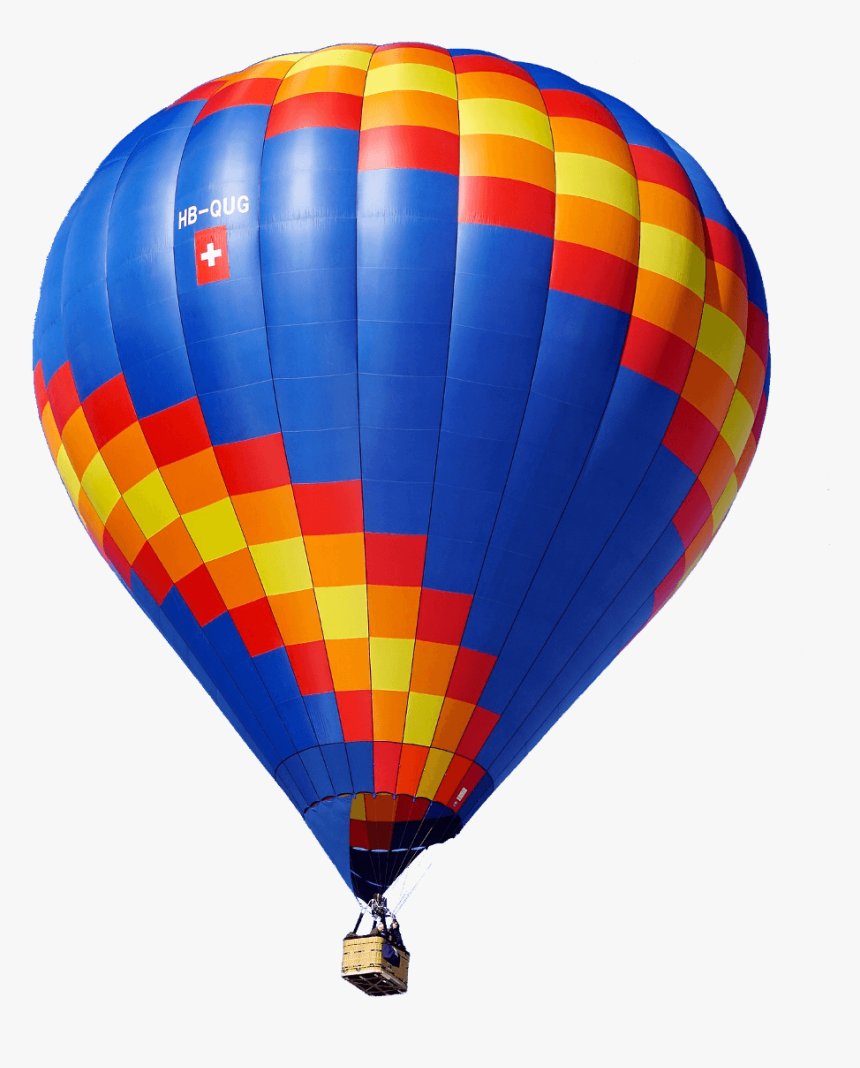 Hot Air Balloon Soaring Above The Crowd, HD Png Download
