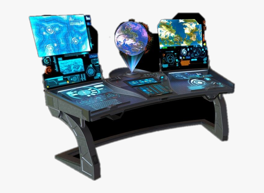 #work #earth #spaceship - Sci Fi Control Stations, HD Png Download