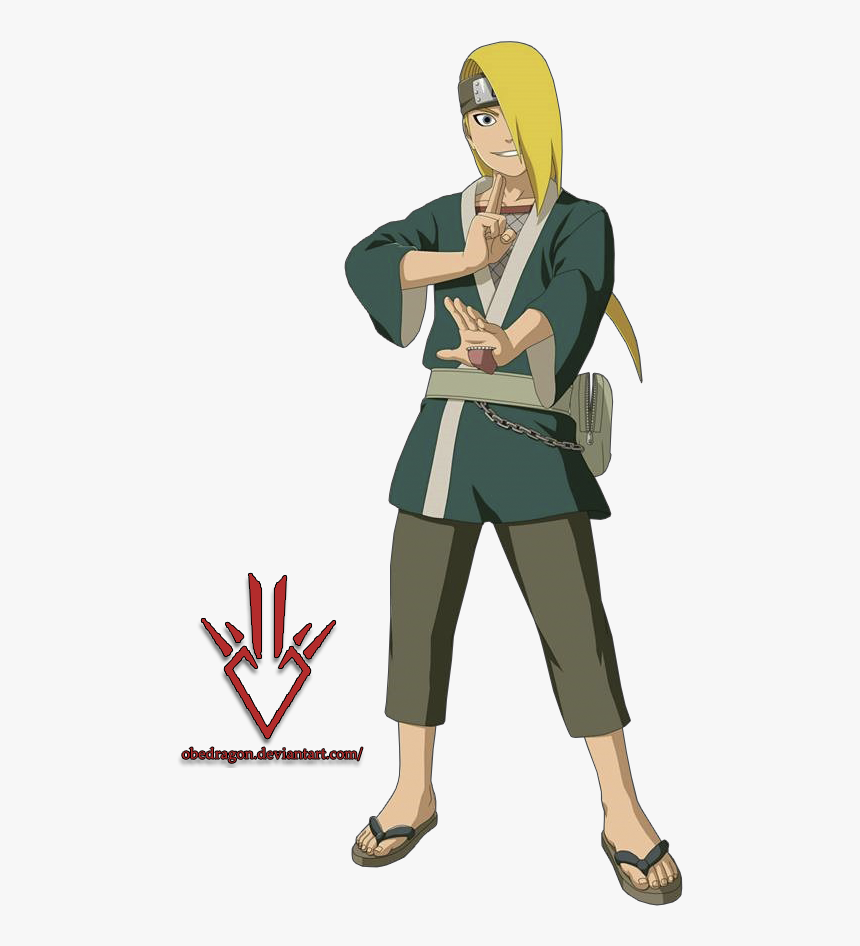 Naruto By Obedragon On Deviantart - Young Deidara, HD Png Download
