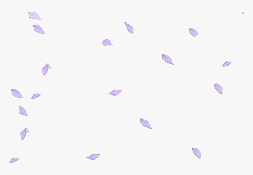 #petals #petalas #flower #lilac #purple #kawaii - Feather, HD Png Download