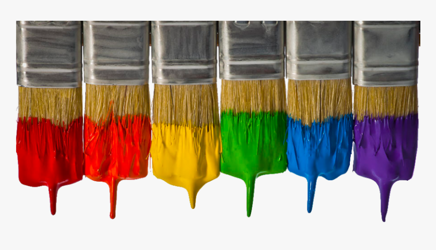 Diversity Paint Brushes Horizontal, HD Png Download