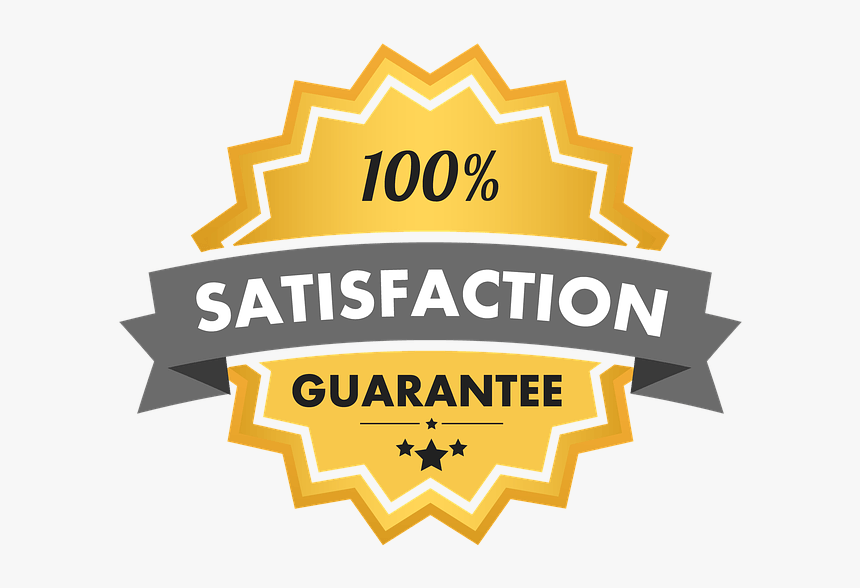 100% Satisfaction Guaranteed Logo, HD Png Download