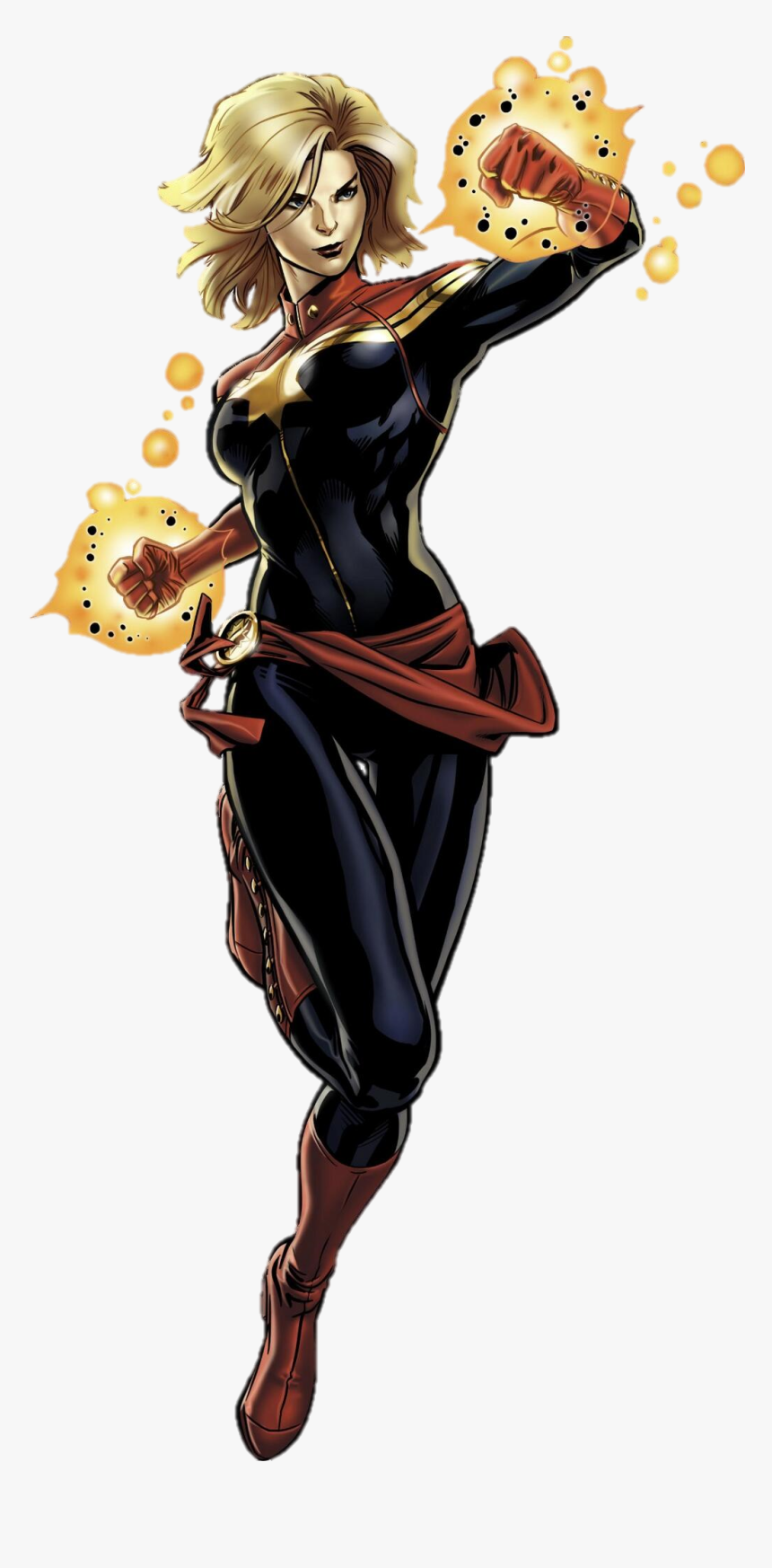 Captain Marvel Marvel Alliance, HD Png Download