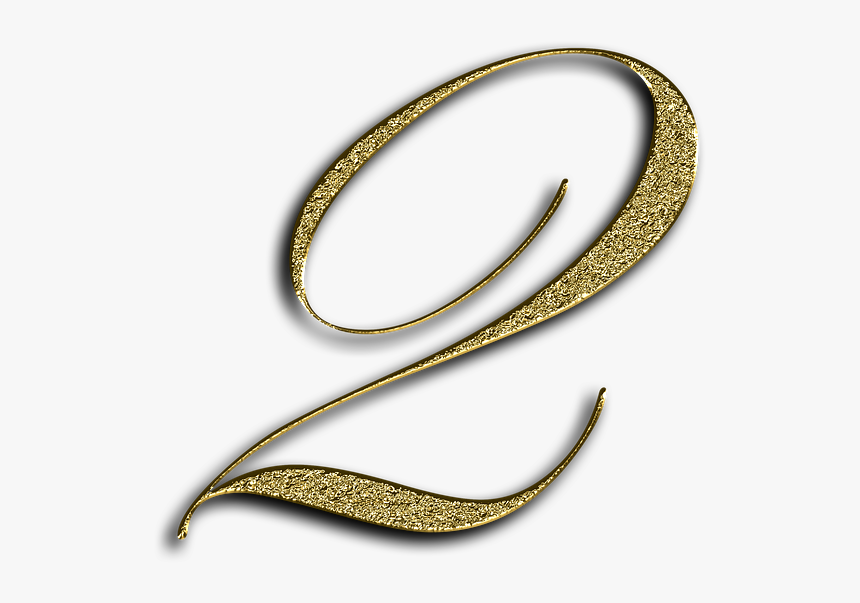 2 Gold Glitter Png, Transparent Png