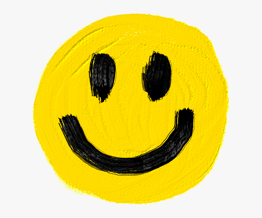 #smile #emoji #happy #brush #watercolor #brushstroke - Smiley, HD Png Download
