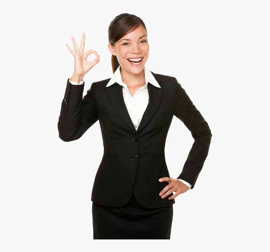 Black Business Woman Png, Transparent Png