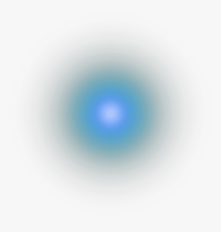 #ftestickers #effect #light #glow #blue #bluelight - Circle, HD Png Download