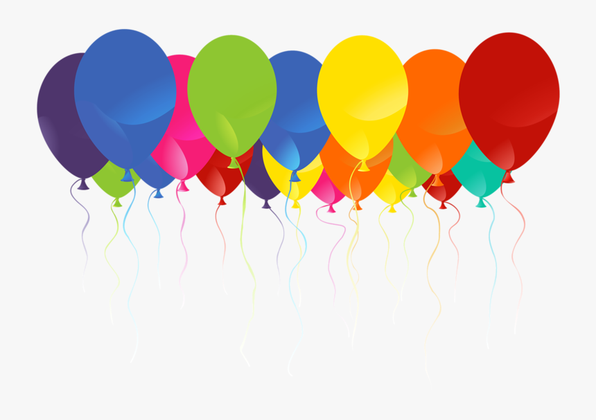 Изображение Для Плейкаста - Transparent Birthday Balloons Border Png, Png Download