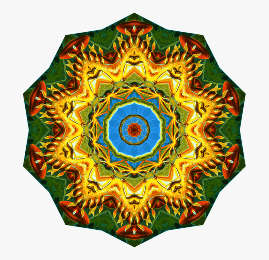 Symmetry,textile,circle - Motif, HD Png Download