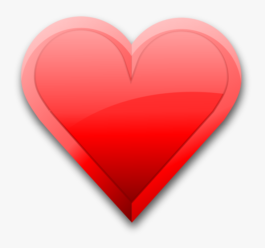 Clipart - Heart Icon - Emoji 💗, HD Png Download