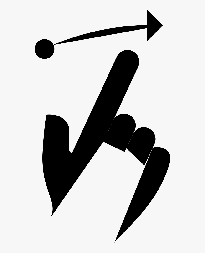 Gesture F Swipe Right, HD Png Download