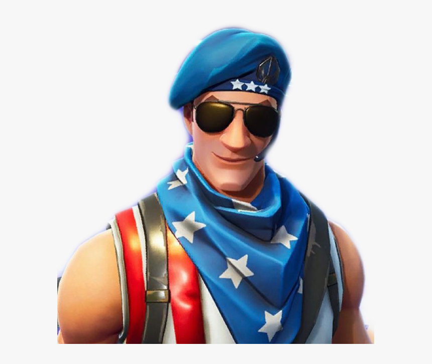 #starspangledtrooper Star Spangled Trooper 4th Of July - Star Spangled Trooper Fortnite, HD Png Download
