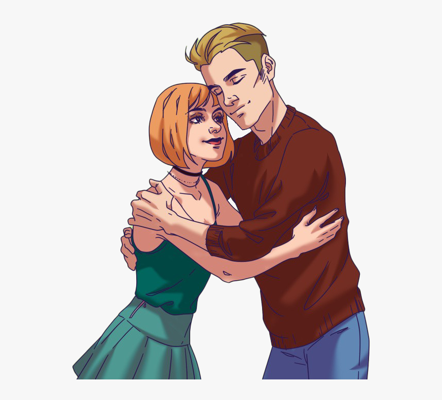 Couple Hug Png Transparent Image - Orang Pelukan, Png Download