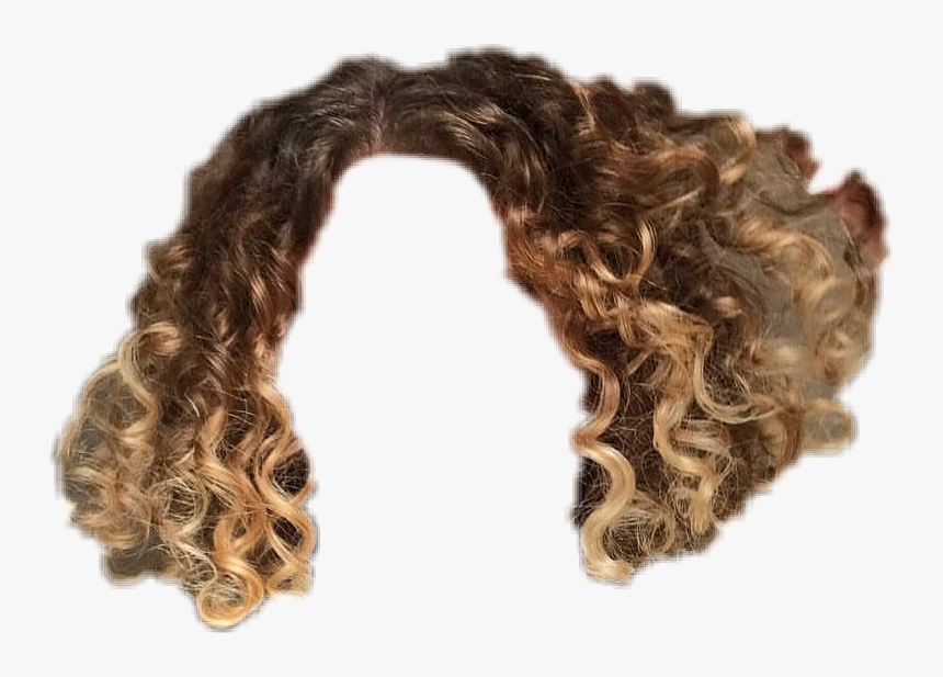 #curlyhair#hair#blonde - Lace Wig, HD Png Download