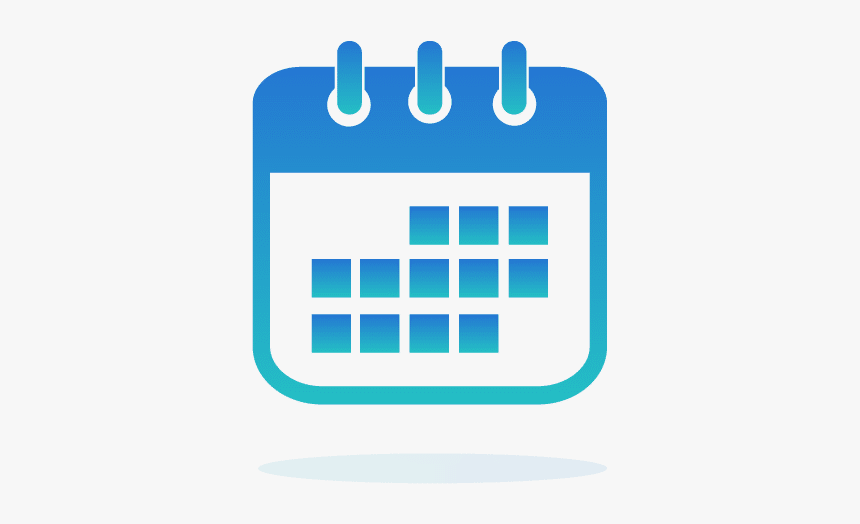 Calendar Icon Grey Png, Transparent Png