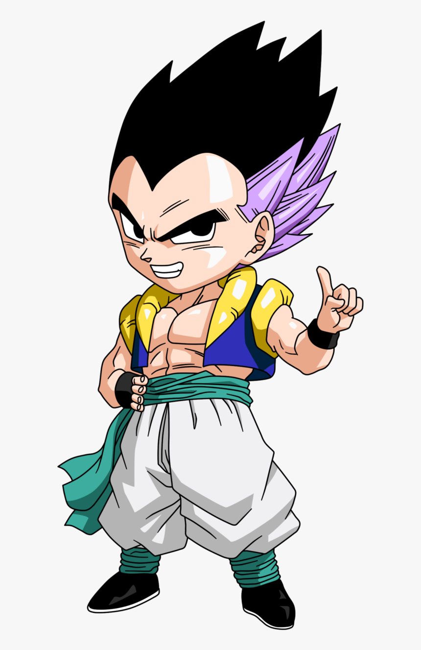 Personajes Chibi De Dragon Ball Gotenks V Dragon - Chibi Dragon Ball Gotenks, HD Png Download