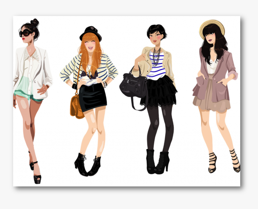 How To Style Your Teen What Is A Personal Stylist Melbourne - Cartoon Fashion Models Png, Transparent Png