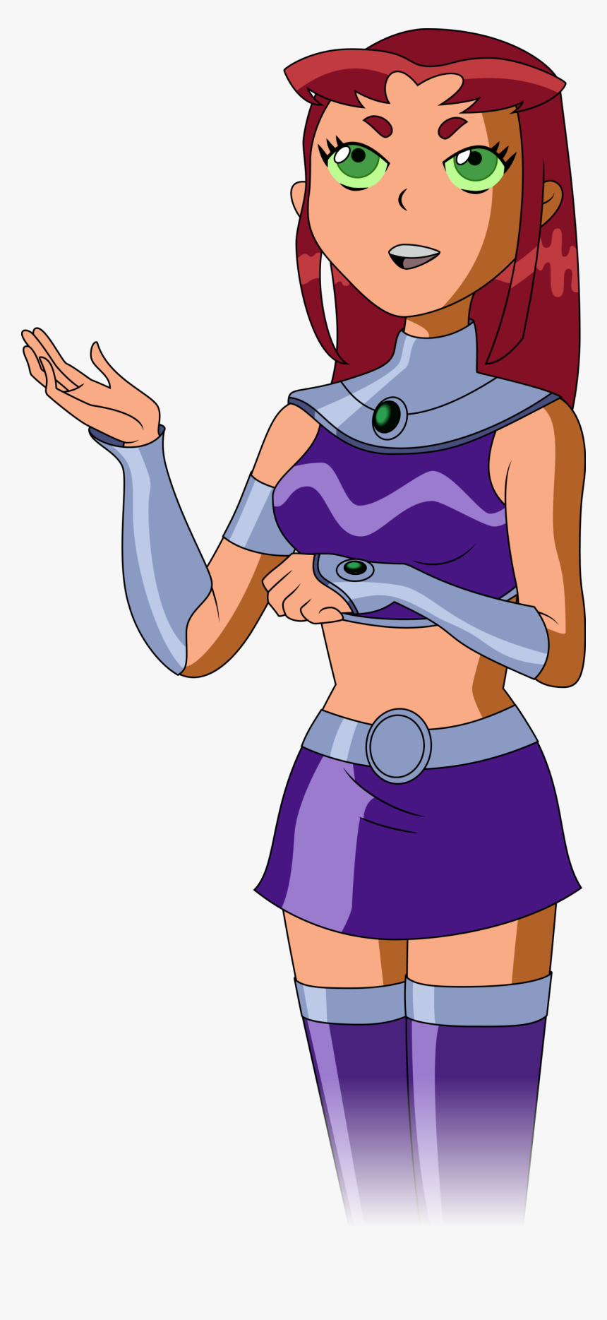 Clipart Transparent Stock Teen Titans Starfire Redux - Starfire Teen Titans 2004, HD Png Download