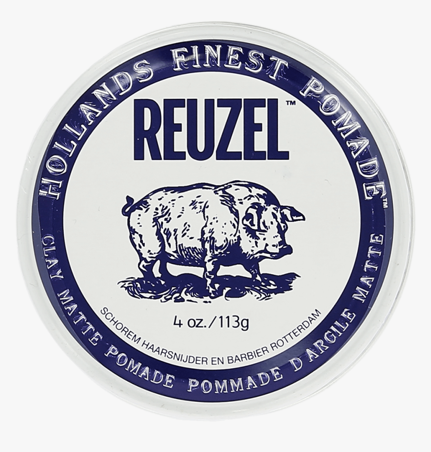 Reuzel Matte Clay Pomade 113g - Label, HD Png Download