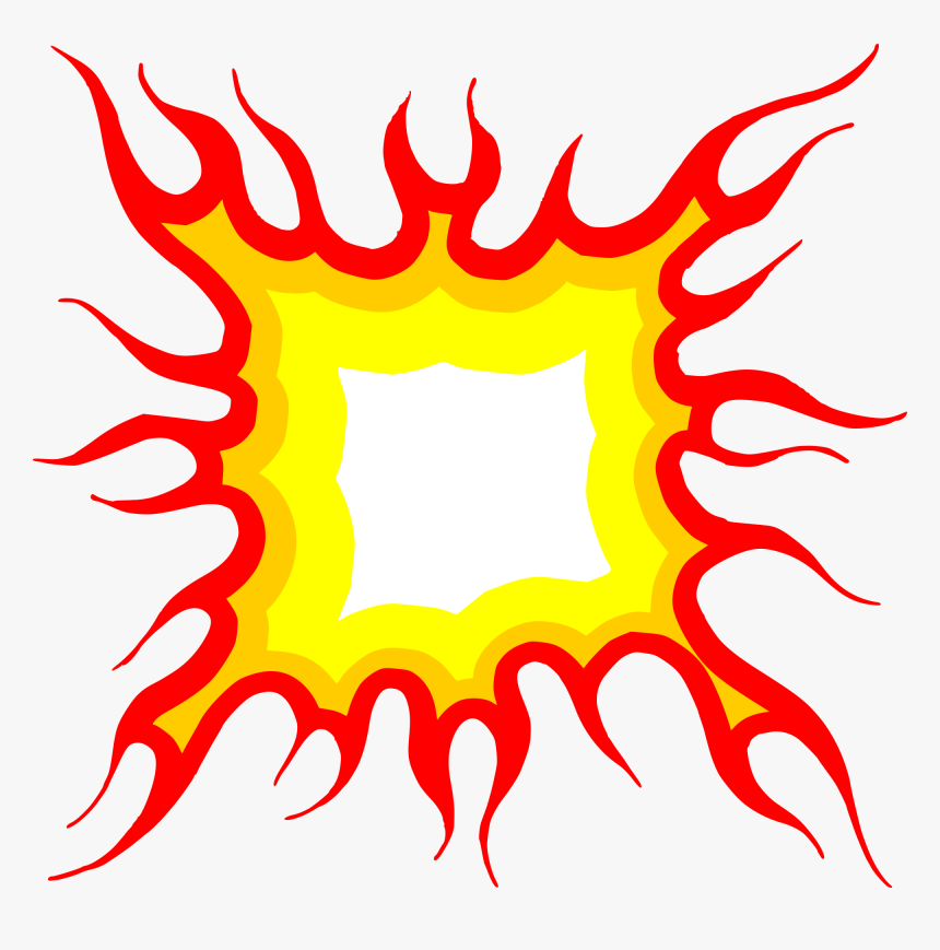 6 Cartoon Fire Flame Elements Vector 5 - Cartoon Fire, HD Png Download