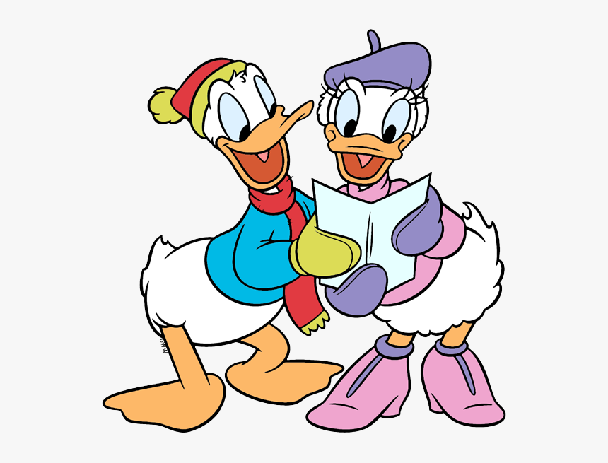 Donald And Daisy Christmas, HD Png Download