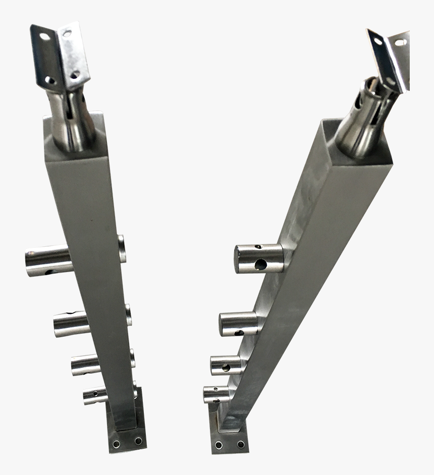 Cantilevered Glass Balustrade Stainless Steel Modern - Weapon, HD Png Download