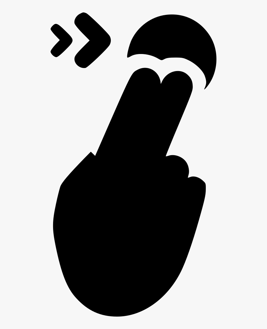 Two Finger Swipe Right, HD Png Download
