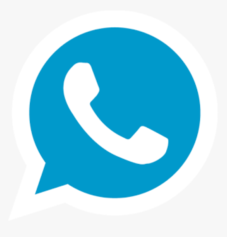 Whatsapp Logo Png Blue, Transparent Png