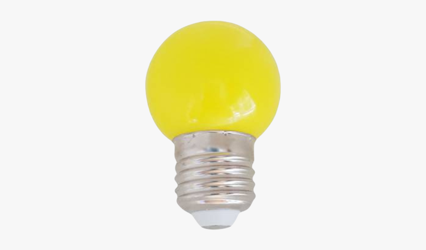 Led Spherical Yellow 1w Ip44 - Led Lamp, HD Png Download