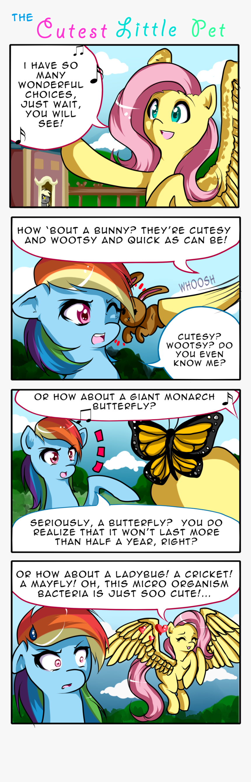 The Cutestのittle Pet Have So Many Wonderful Choices - Comic De La Mariposa Monarca, HD Png Download