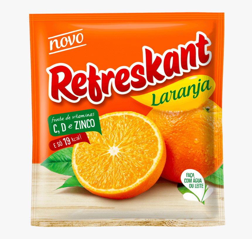Refresco Pó Refreskant Laranja 250g 
title Refresco - Orange, HD Png Download