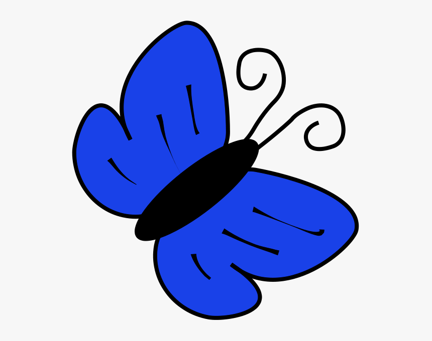 Blue Butterfly Clipart - Butterfly Clip Art, HD Png Download