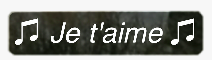 #jetaime #loveu Love U #freetoedit - Music Icon, HD Png Download