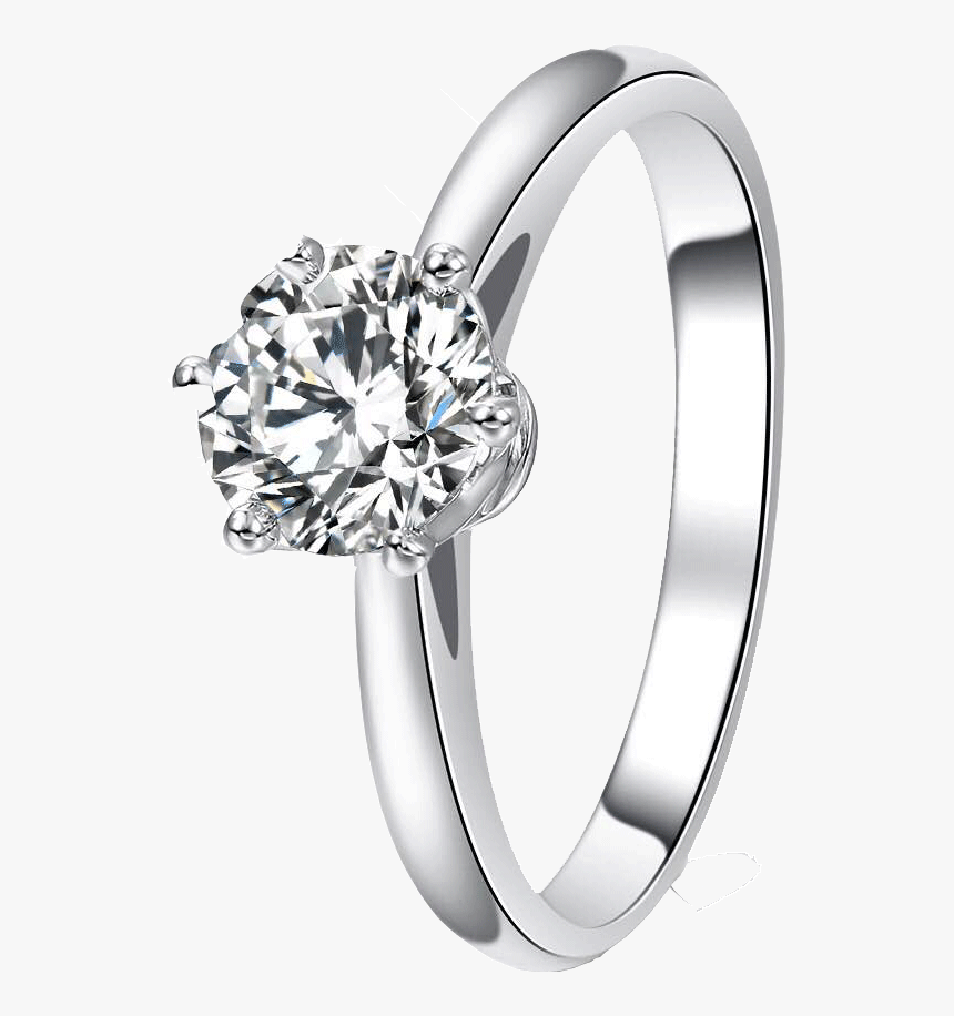 一生伊饰 天使之吻钻戒 订婚戒指 18k金戒指送女友 50分-京东 - Ring, HD Png Download