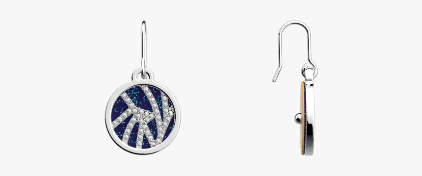 Perroquet Sleeper Earrings, Silver Finish - Earrings, HD Png Download