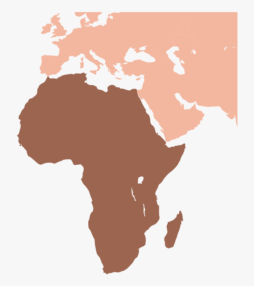 Egypt And Morocco Map, HD Png Download