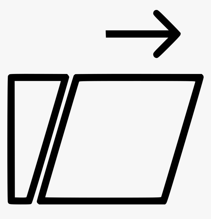 Swipe Screen Back Arrrow Right, HD Png Download