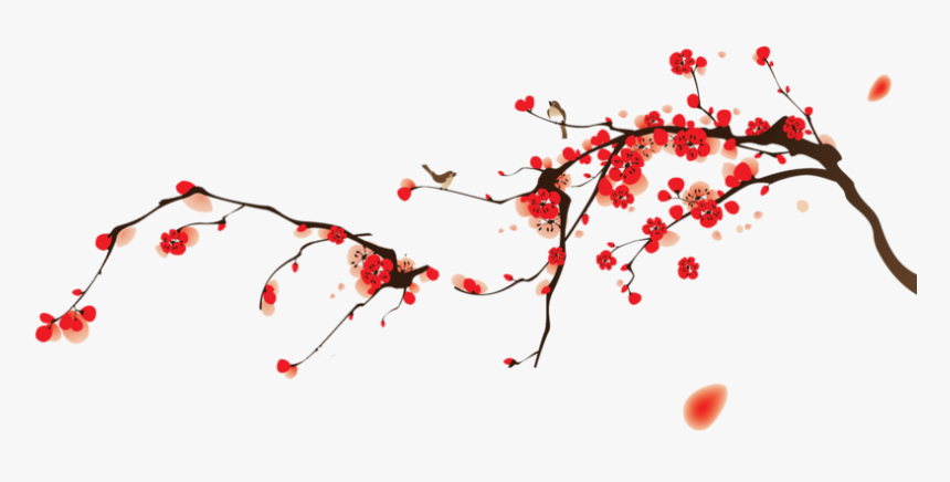 Tumblr Static Cherry Blossoms 2, HD Png Download